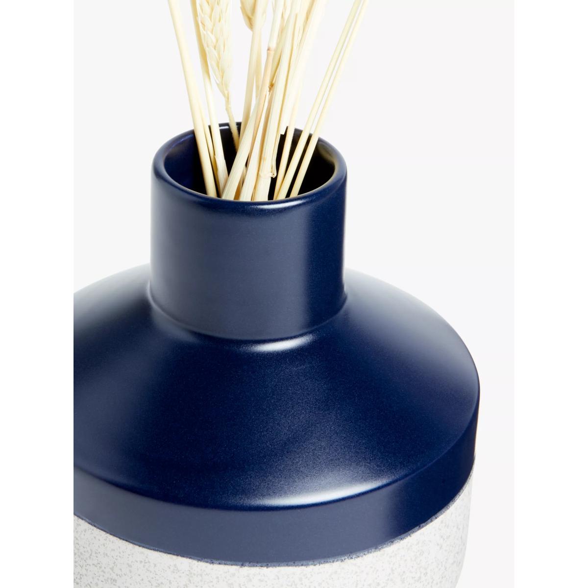John Lewis Libra Dipped Glaze Vase, H15cm, Multi – image 3