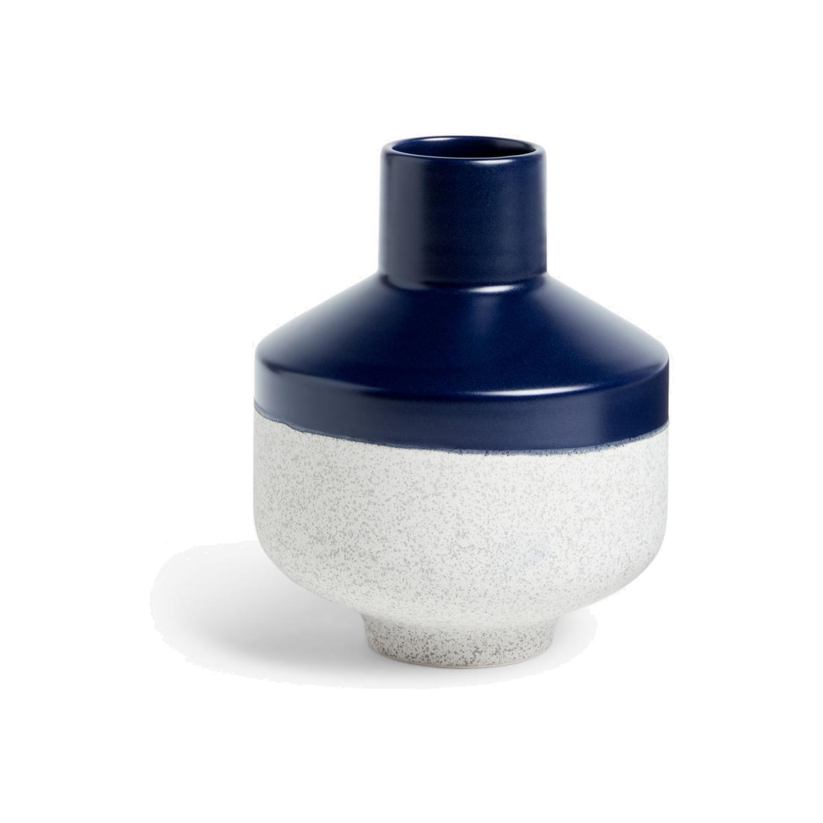 John Lewis Libra Dipped Glaze Vase, H15cm, Multi – image 1