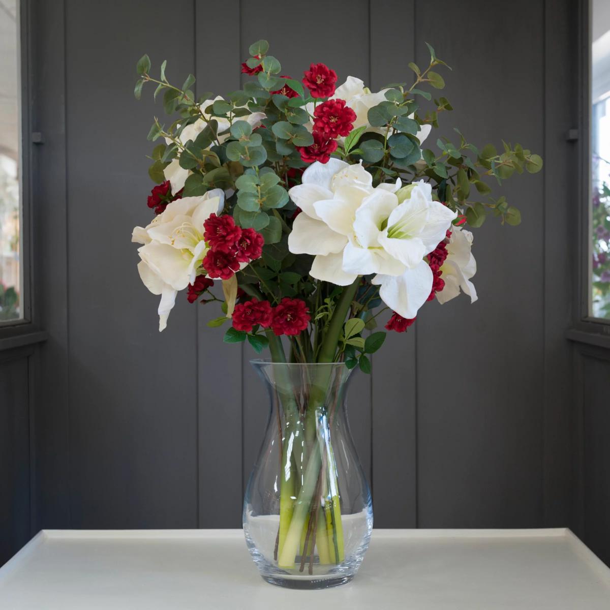 LSA International Flower Grand Posy Vase, H32cm, Clear – image 4
