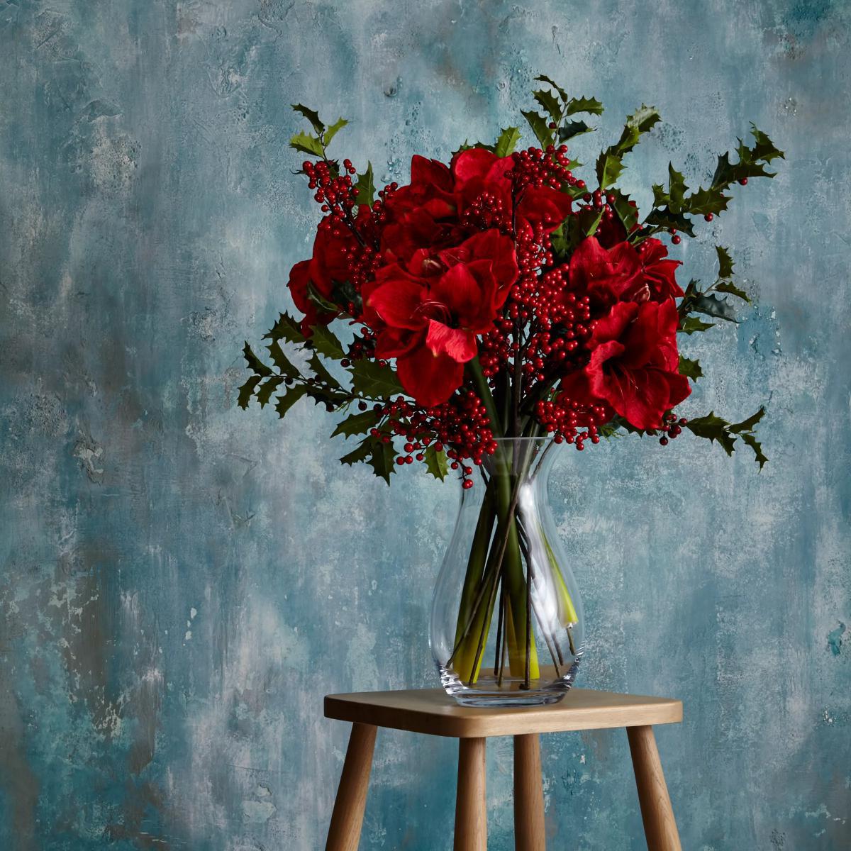 LSA International Flower Grand Posy Vase, H32cm, Clear – image 5