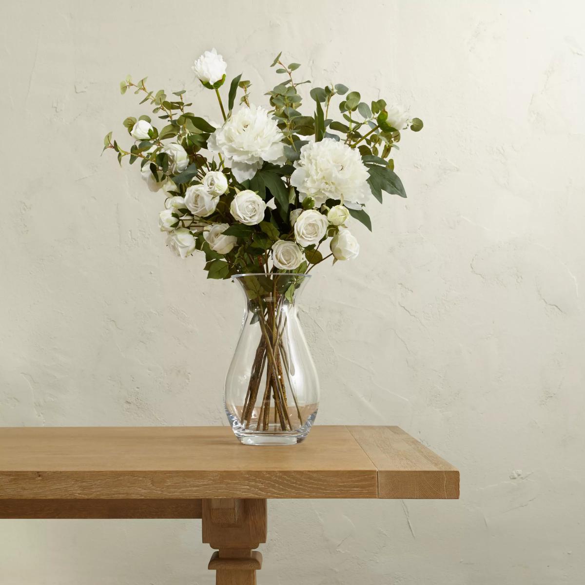 LSA International Flower Grand Posy Vase, H32cm, Clear – image 6