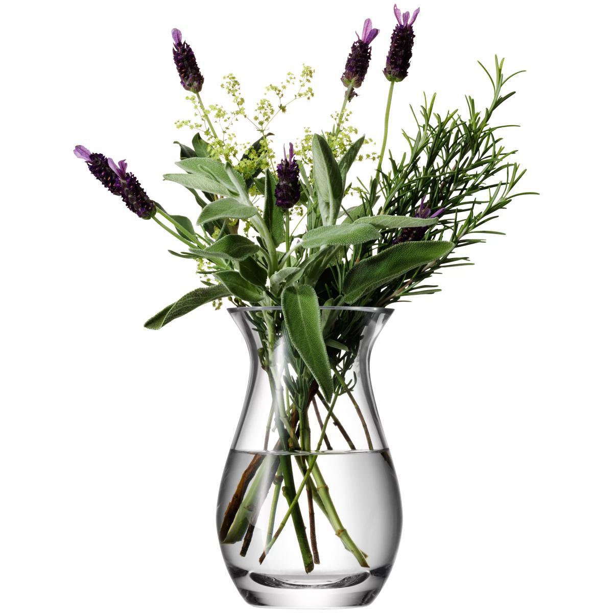 LSA International Flower Grand Posy Vase, H32cm, Clear – image 7