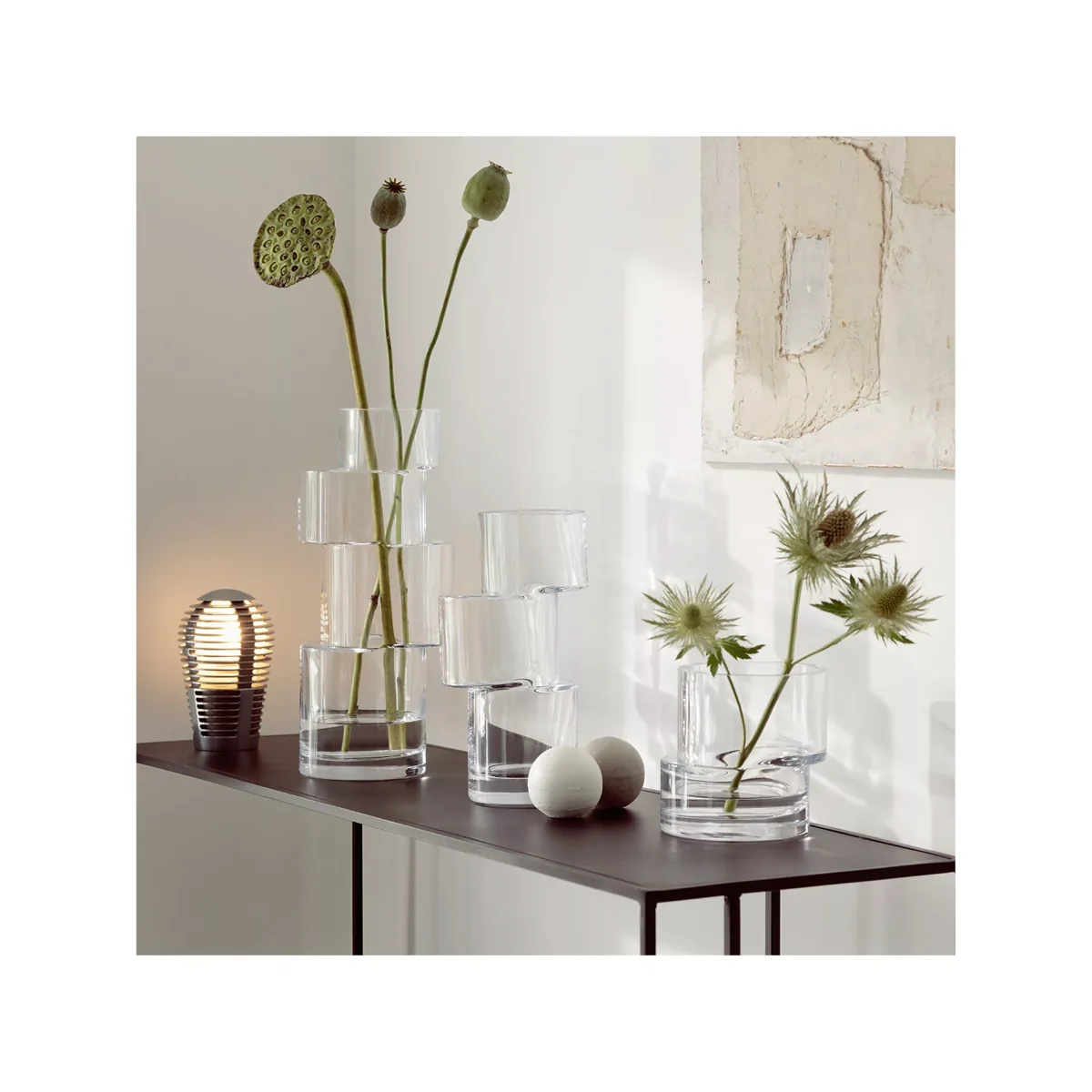 LSA International Tier Lantern/Vase, H13.5cm – image 5