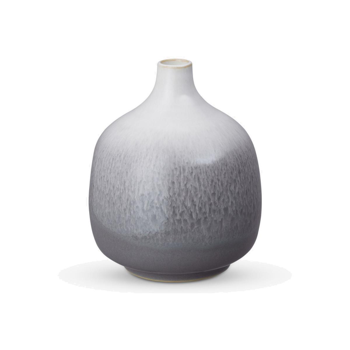 Denby Modus Square Bud Vase, H13cm, Grey
