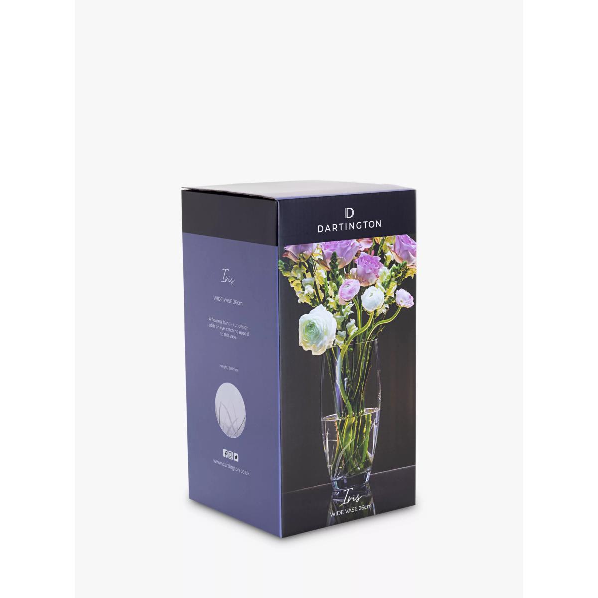 Dartington Crystal Dragonfly Vase, Large, H25cm, Clear – image 2