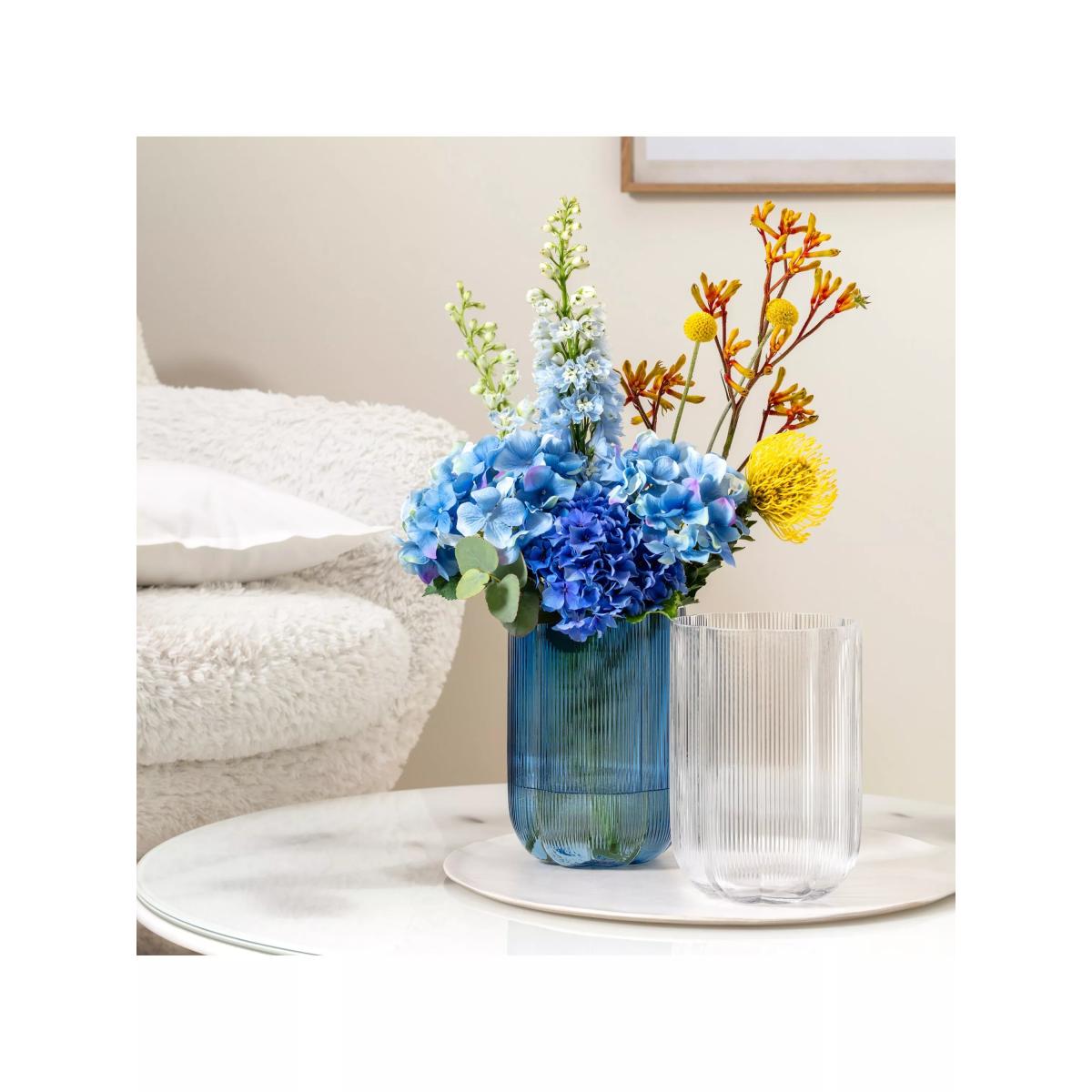 Villeroy & Boch Fleur Glass Vase, H22.5cm, Clear – image 2