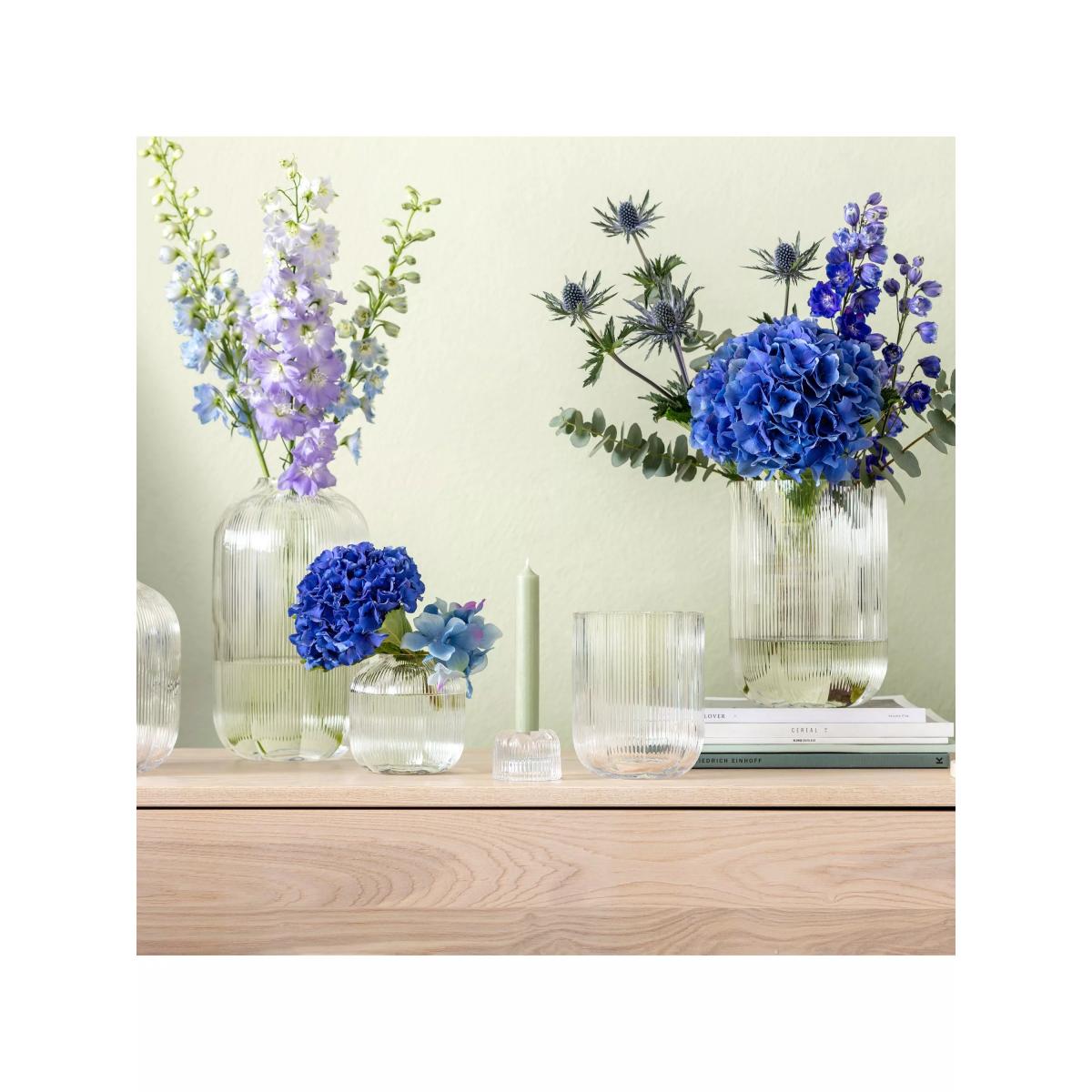 Villeroy & Boch Fleur Glass Vase, H22.5cm, Clear – image 3