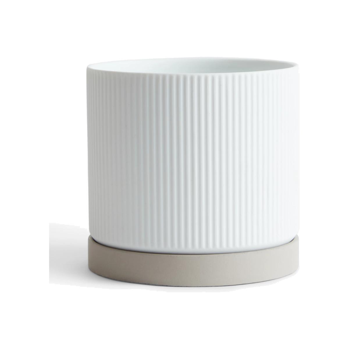 John Lewis & Partners Ribbed Planter Vase – image 1