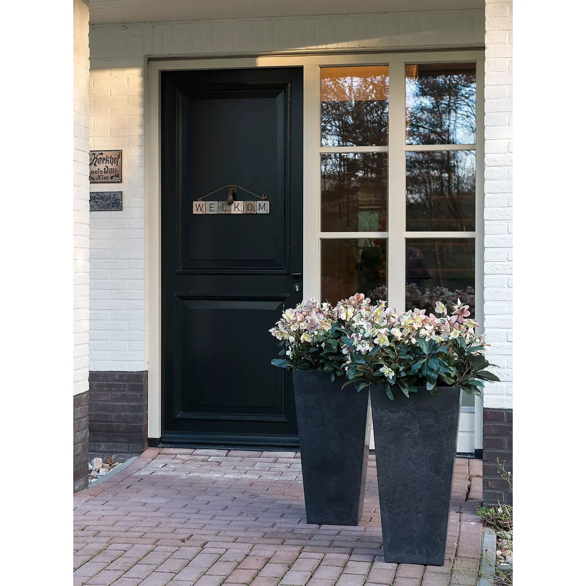 Artstone Ella Vase Black, H70cm – image 4