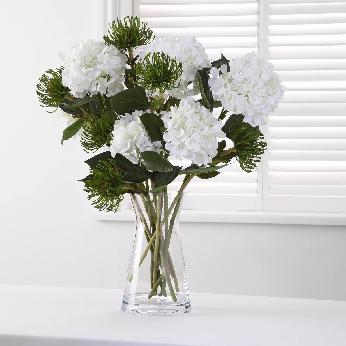 LSA International Flower Bouquet Flared Vase, H29cm, Clear – image 5
