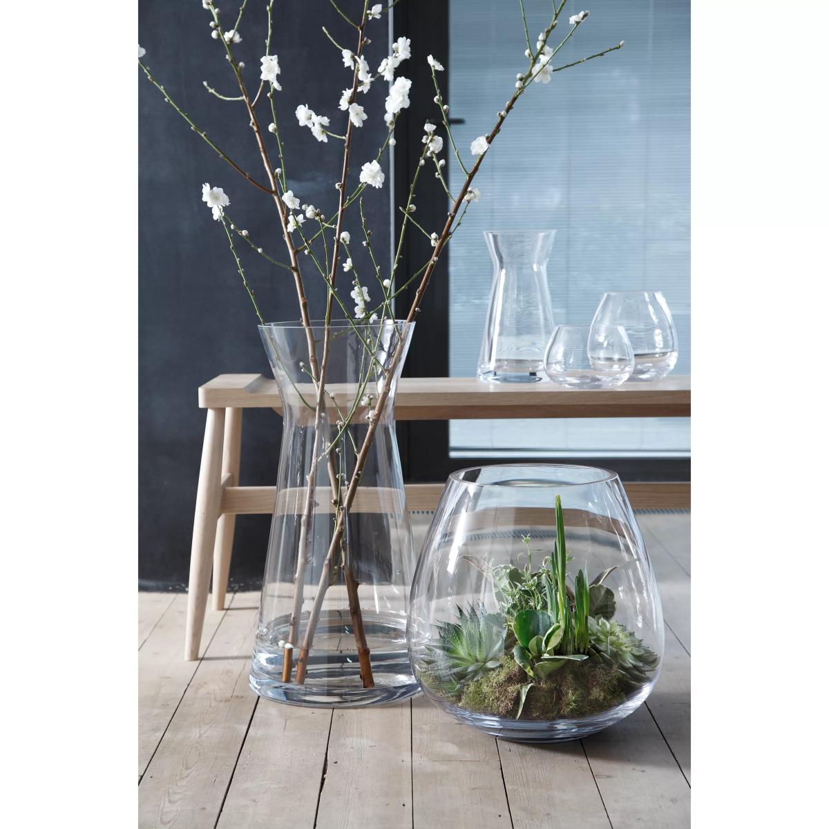LSA International Flower Bouquet Flared Vase, H29cm, Clear – image 6