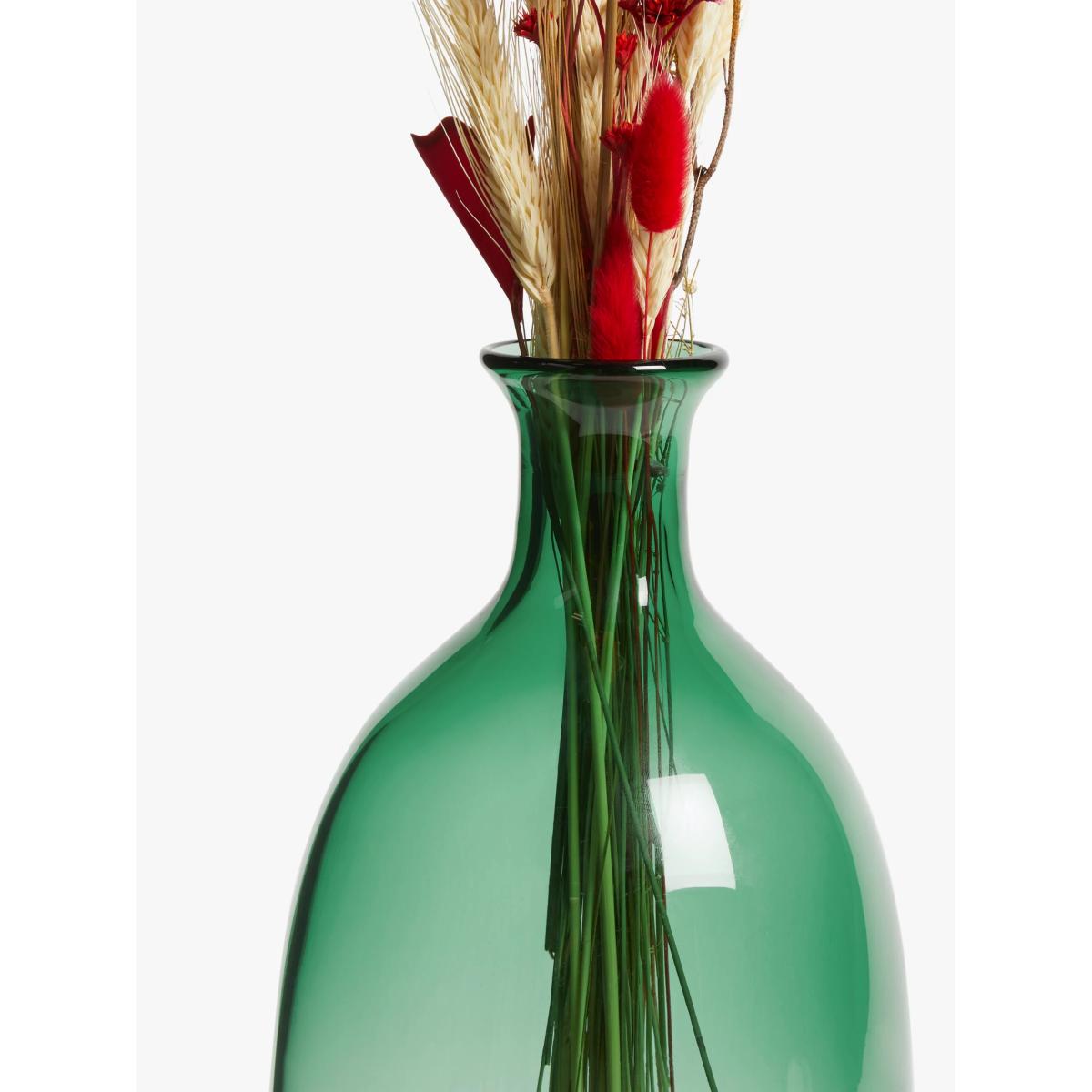 John Lewis Colour Glass Vase, H39cm, Green – image 2