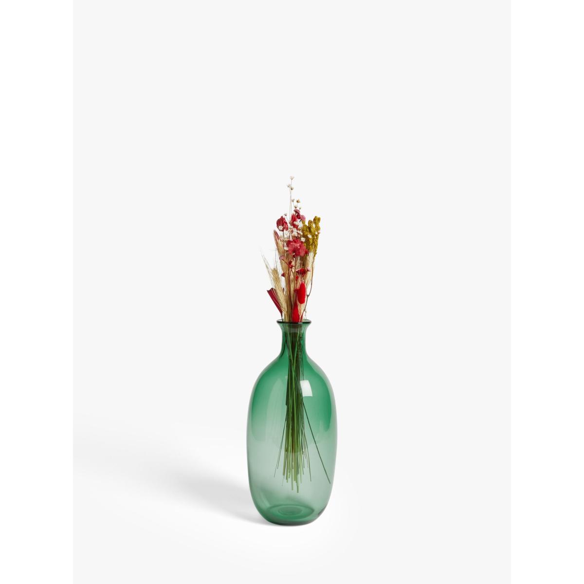 John Lewis Colour Glass Vase, H39cm, Green – image 3