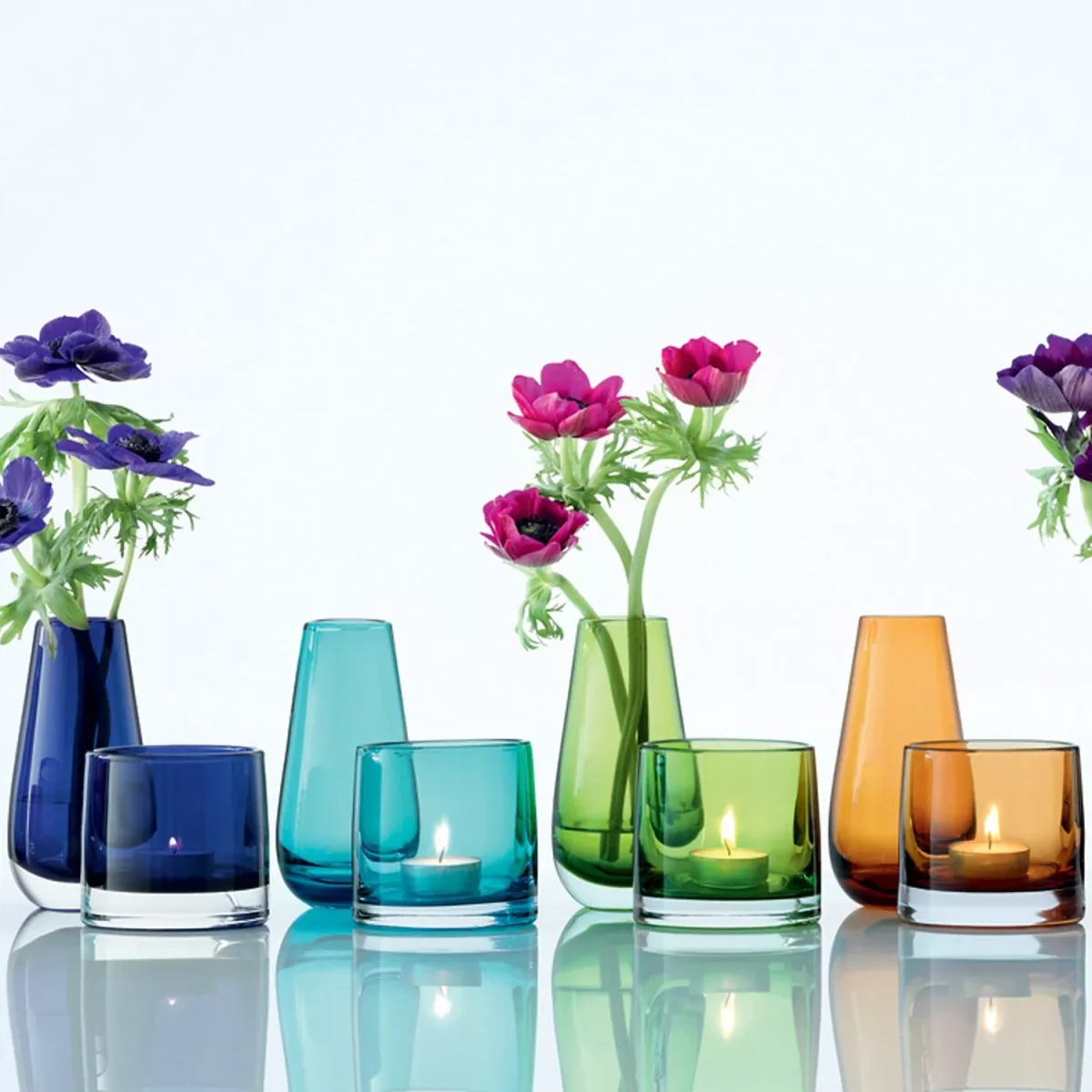 LSA International Flower Bud Vase and Tealight Holder – image 4
