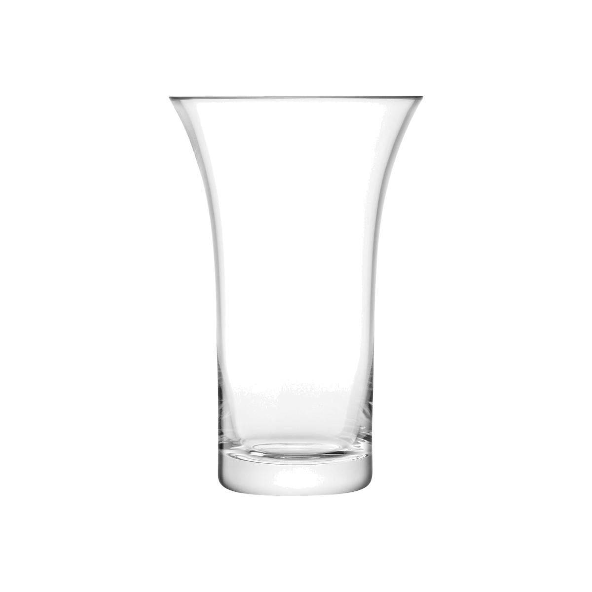 LSA International Flower Flared Vase, 26cm, Clear – image 1