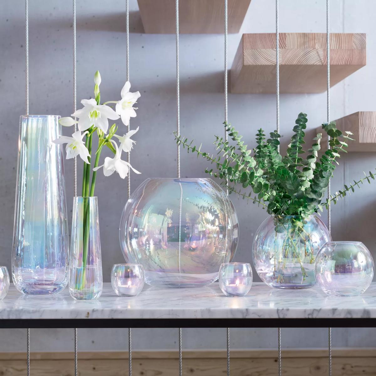 LSA International Pearl Optic Vase, Tall, H36cm – image 4