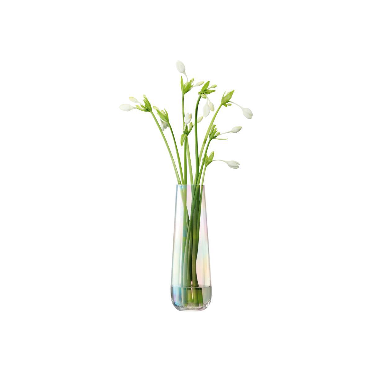 LSA International Pearl Optic Vase, Tall, H36cm – image 1