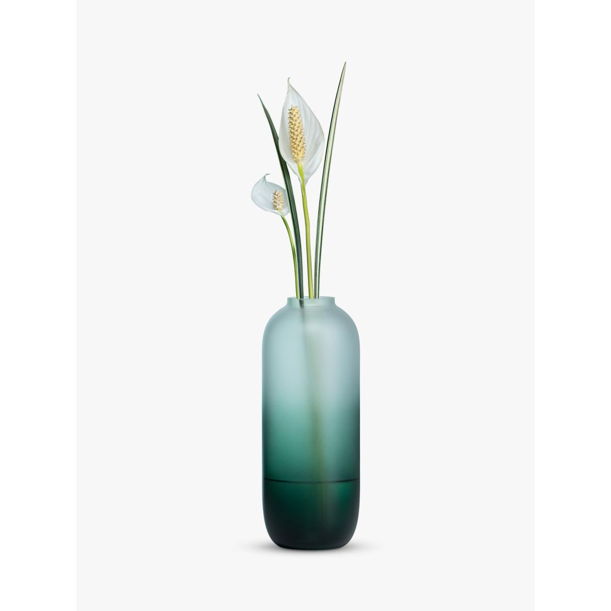 Dartington Crystal Wellness Vase, Green/Energise, H24.5cm – image 2