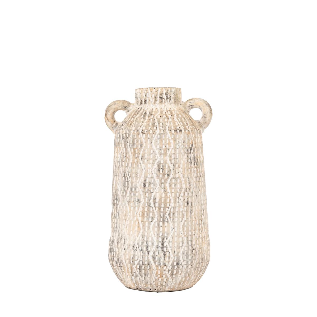 Ica Medium Vase - Earthy White – image 2