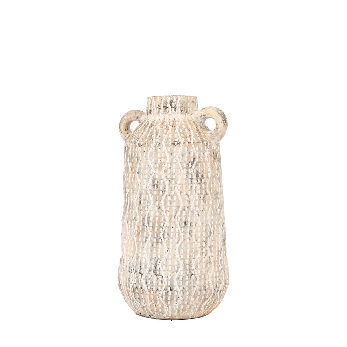 Ica Medium Vase - Earthy White – image 4