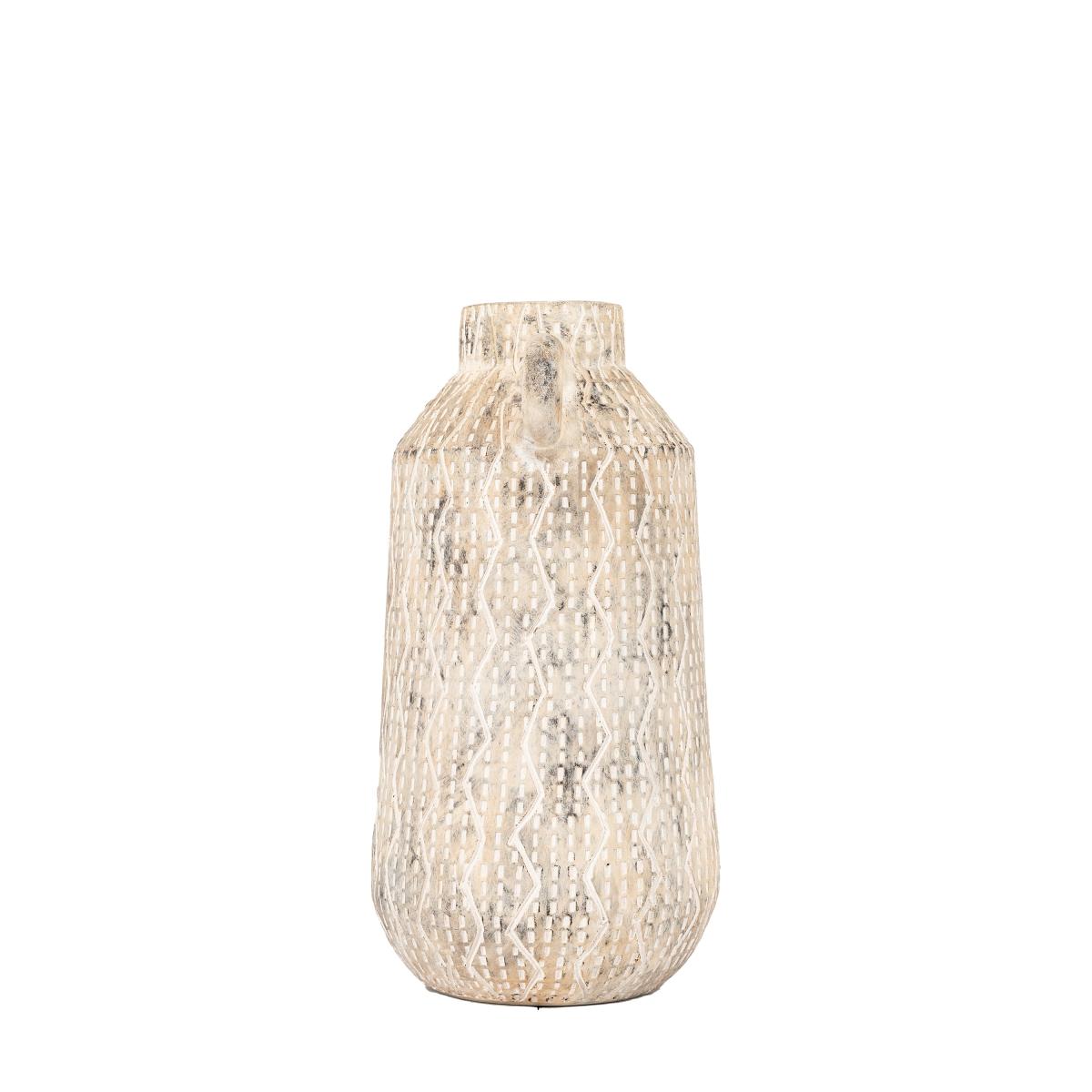 Ica Medium Vase - Earthy White – image 5