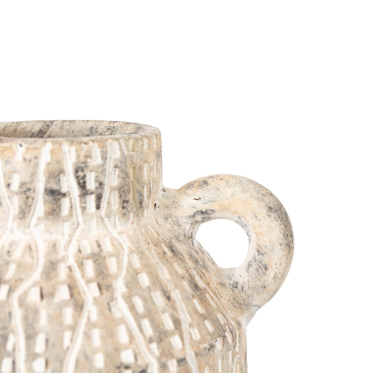 Ica Medium Vase - Earthy White – image 6