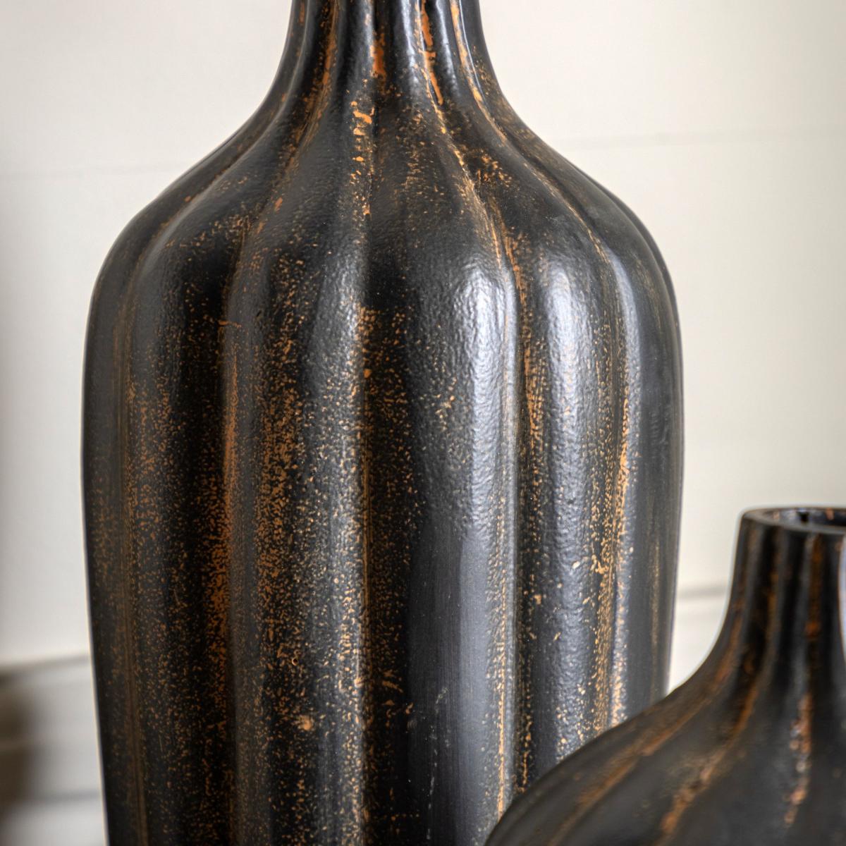Alda Vase - Black (Set of 2) – image 3