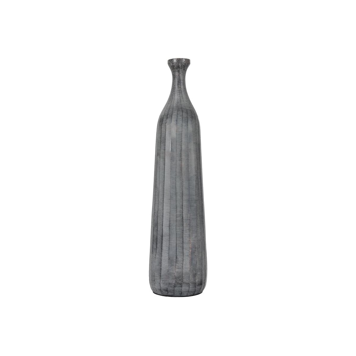 Enya Medium Bottle Vase - Antique Grey – image 1