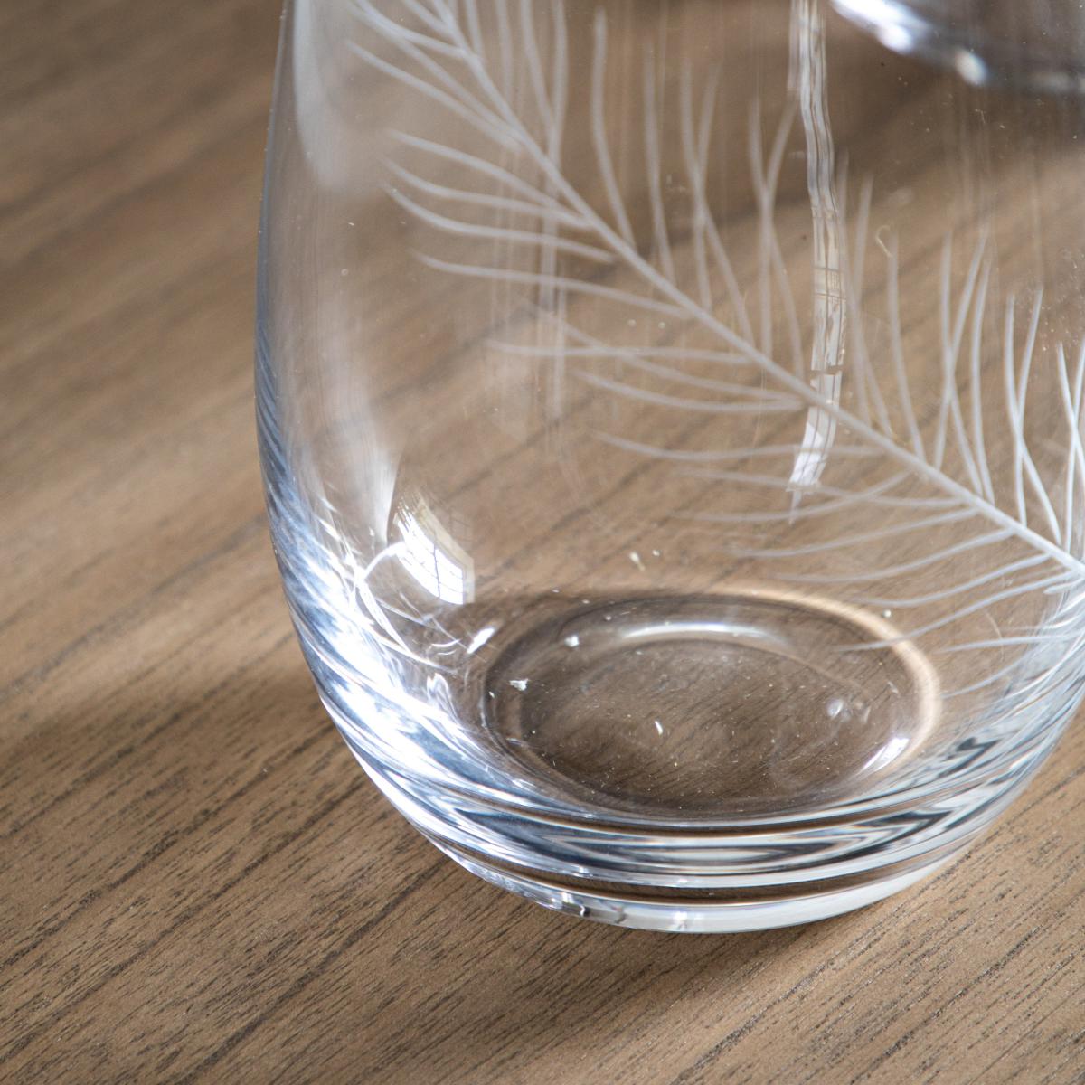 Feather Small Vase - Clear – image 3
