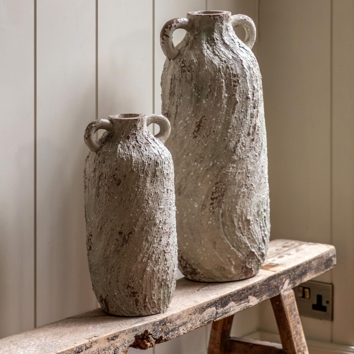 Awaroa Large Vase - Stone – image 4