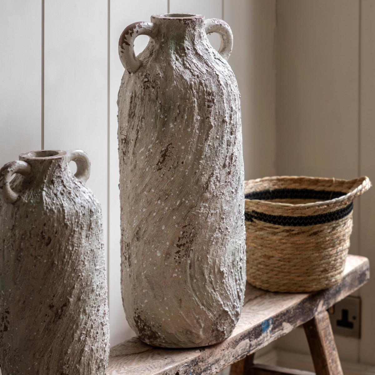 Awaroa Large Vase - Stone – image 1