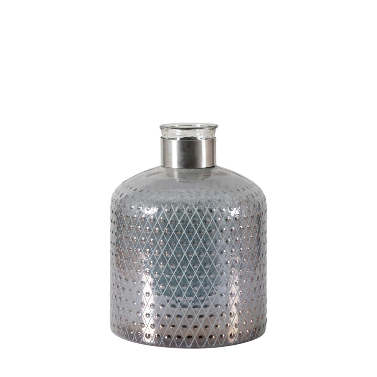 Erica Small Etched Vase - Grey Lustre – image 2