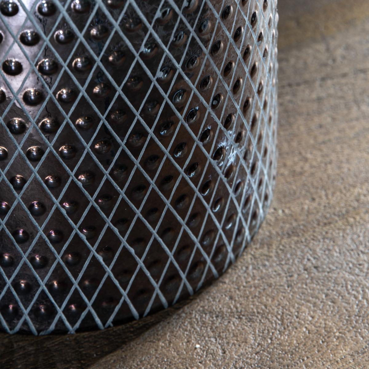 Erica Small Etched Vase - Grey Lustre – image 3