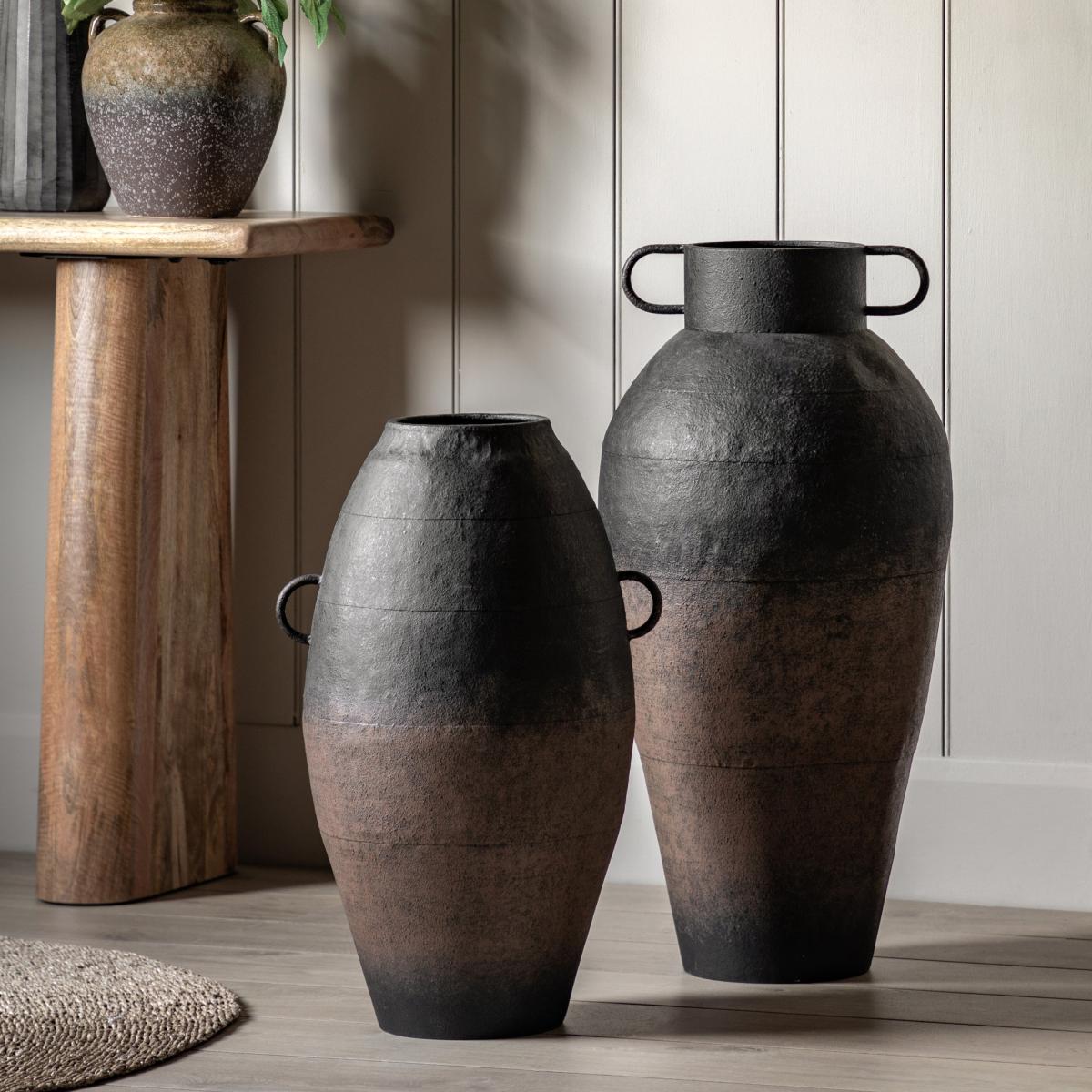 Teide Large Metal Vase – image 3