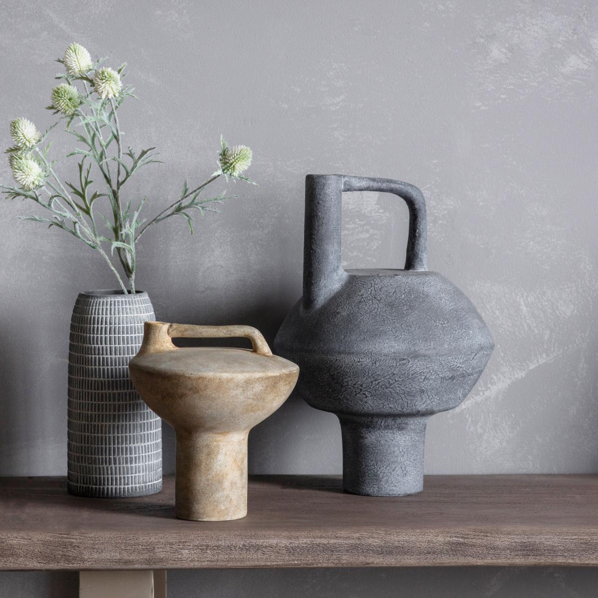 Mahki Vase - Grey Fossil – image 1