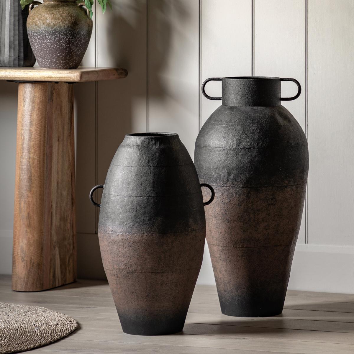 Teide Small Metal Vase – image 4