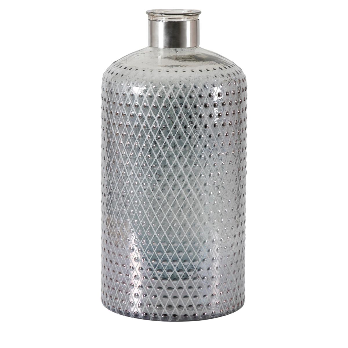 Erica Large Etched Vase - Grey Lustre – image 2