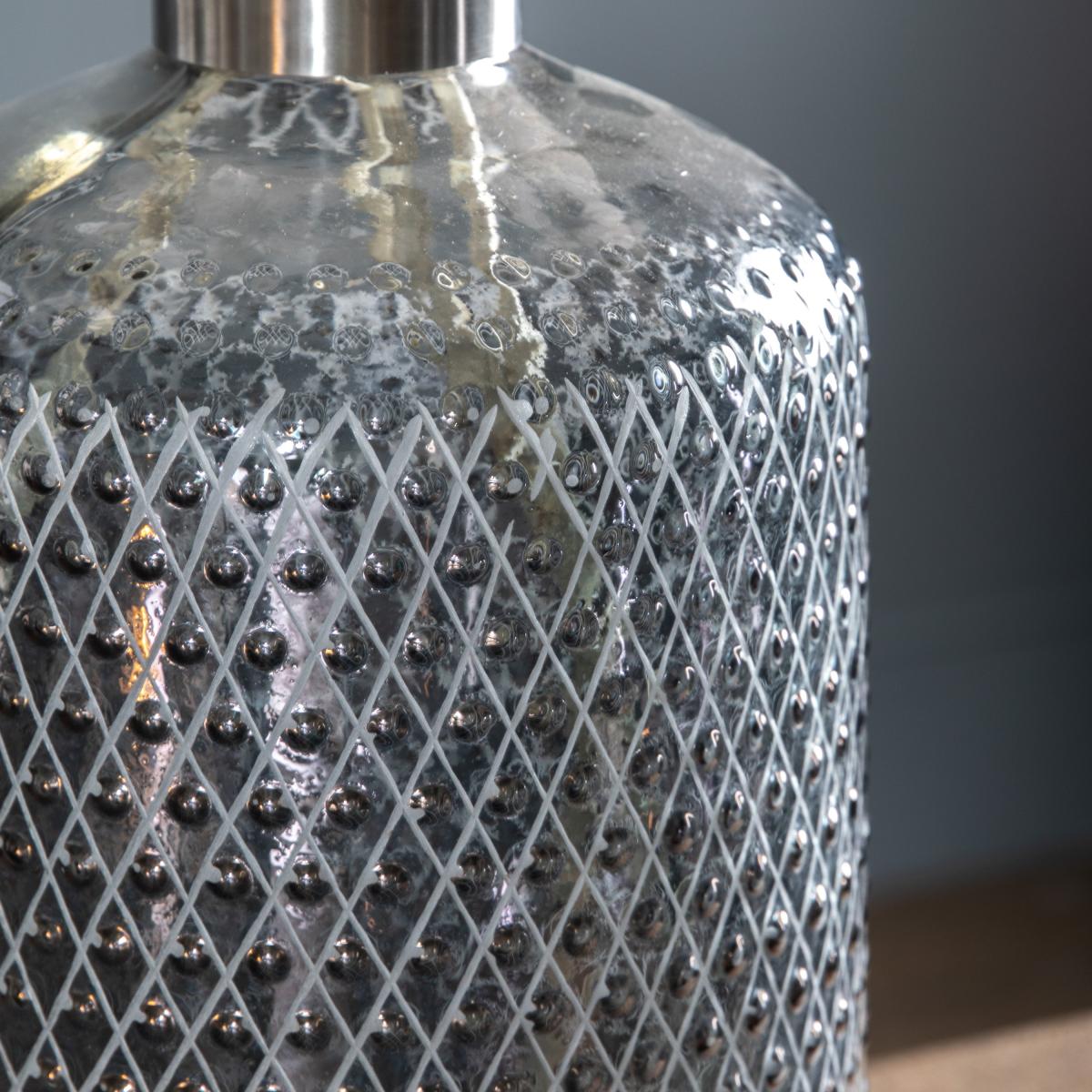 Erica Large Etched Vase - Grey Lustre – image 3