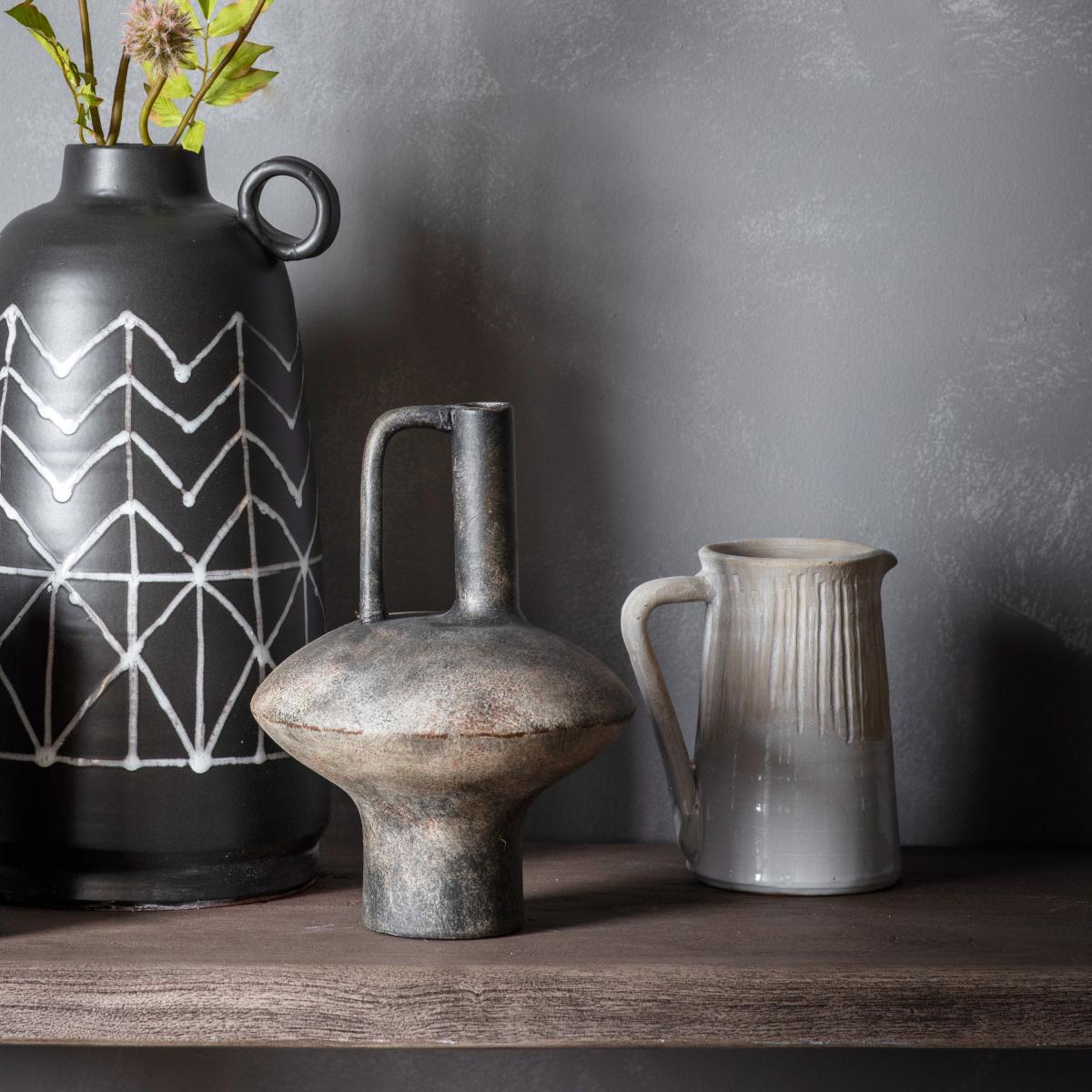 Moresk Large Jug Vase - Matt White – image 3