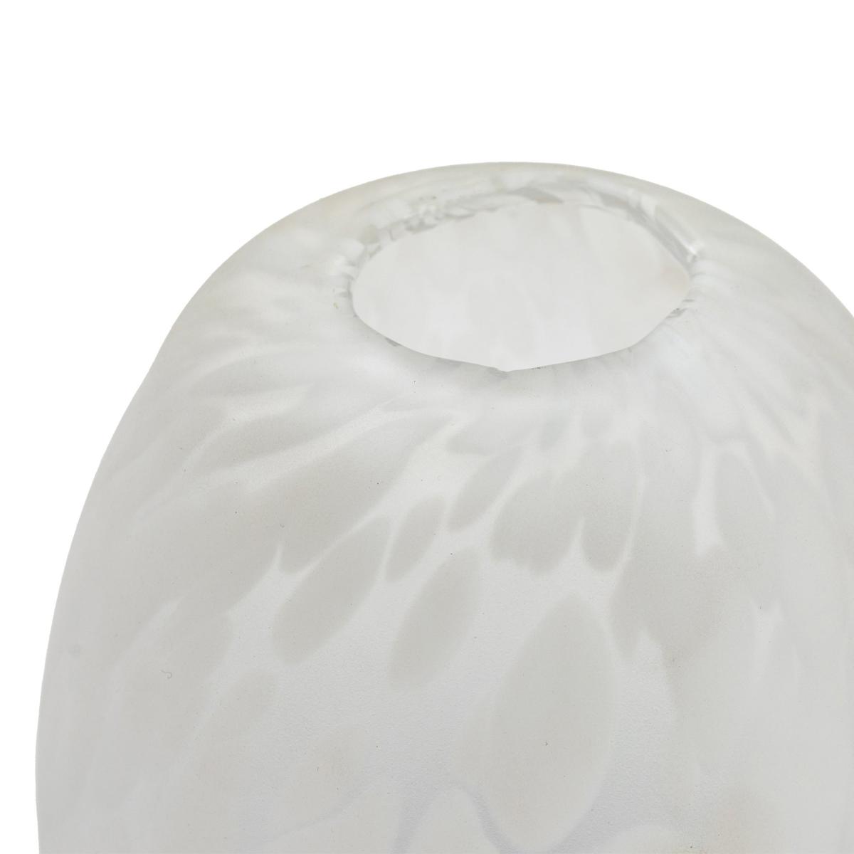 Linni Small Vase - Frosted White – image 3