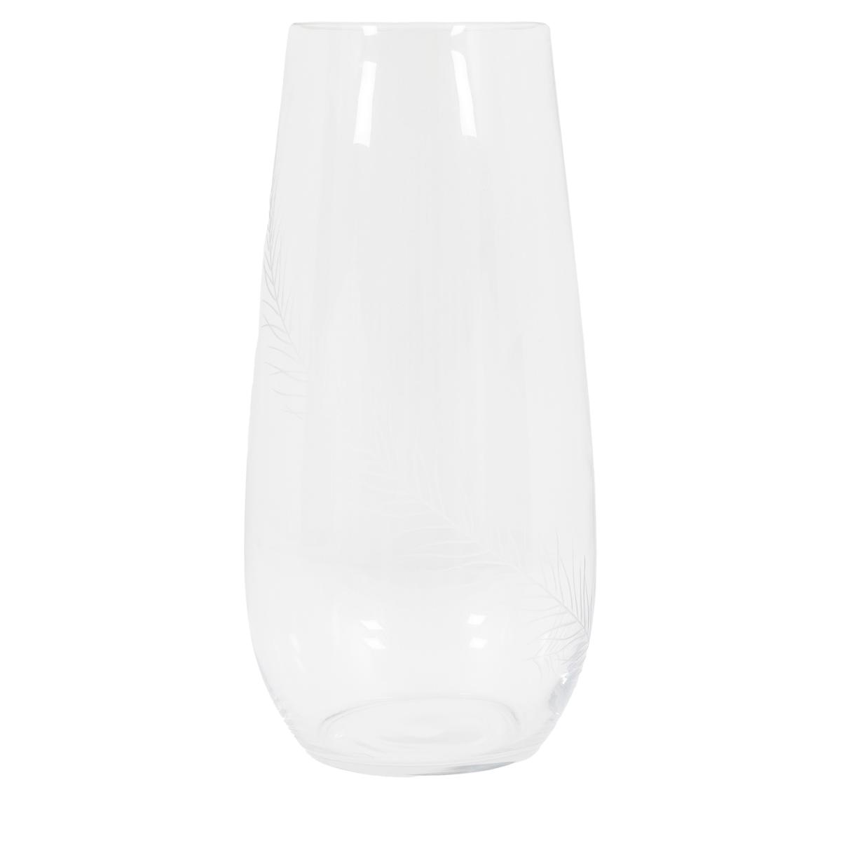 Feather Large Vase - Clear – image 2
