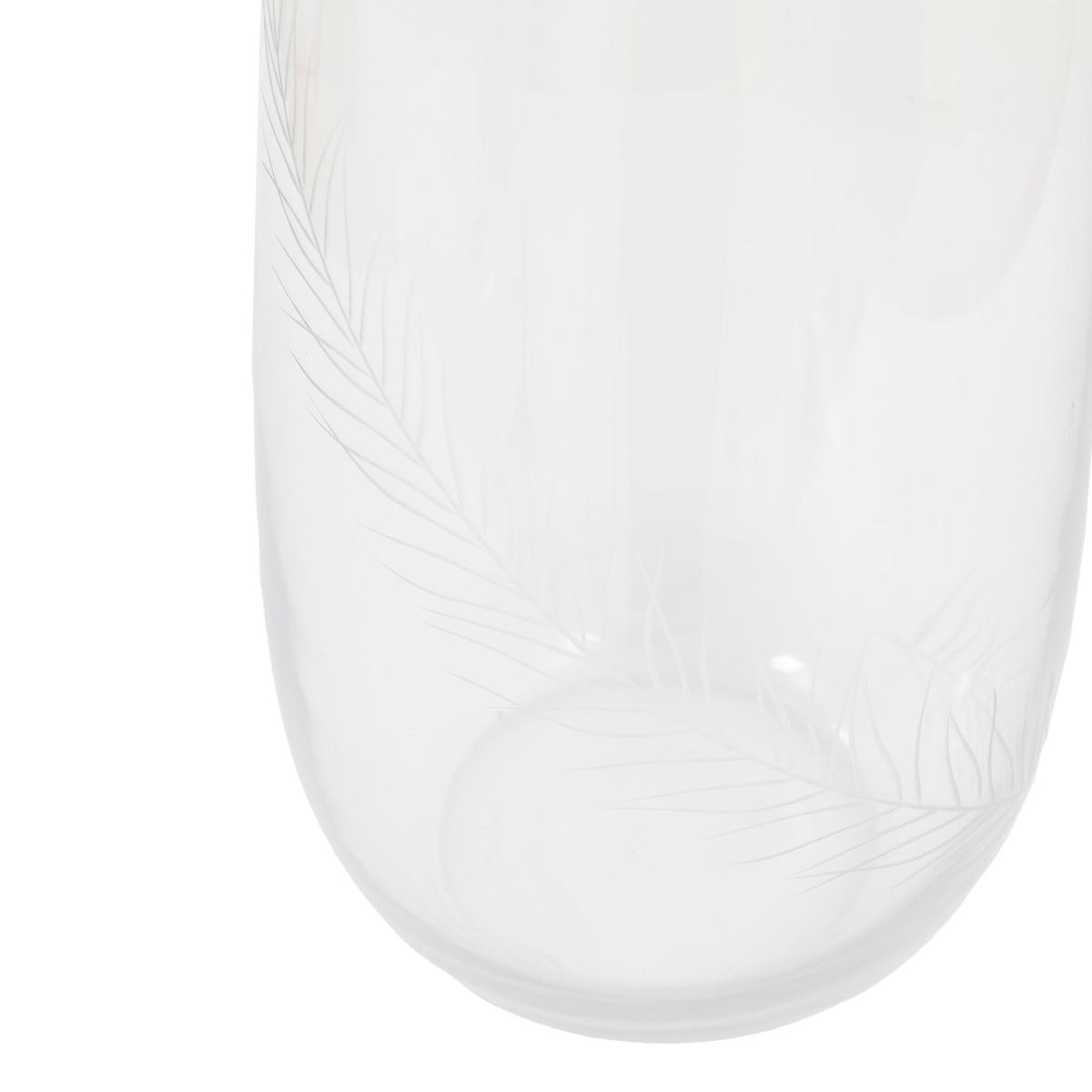 Feather Large Vase - Clear – image 5