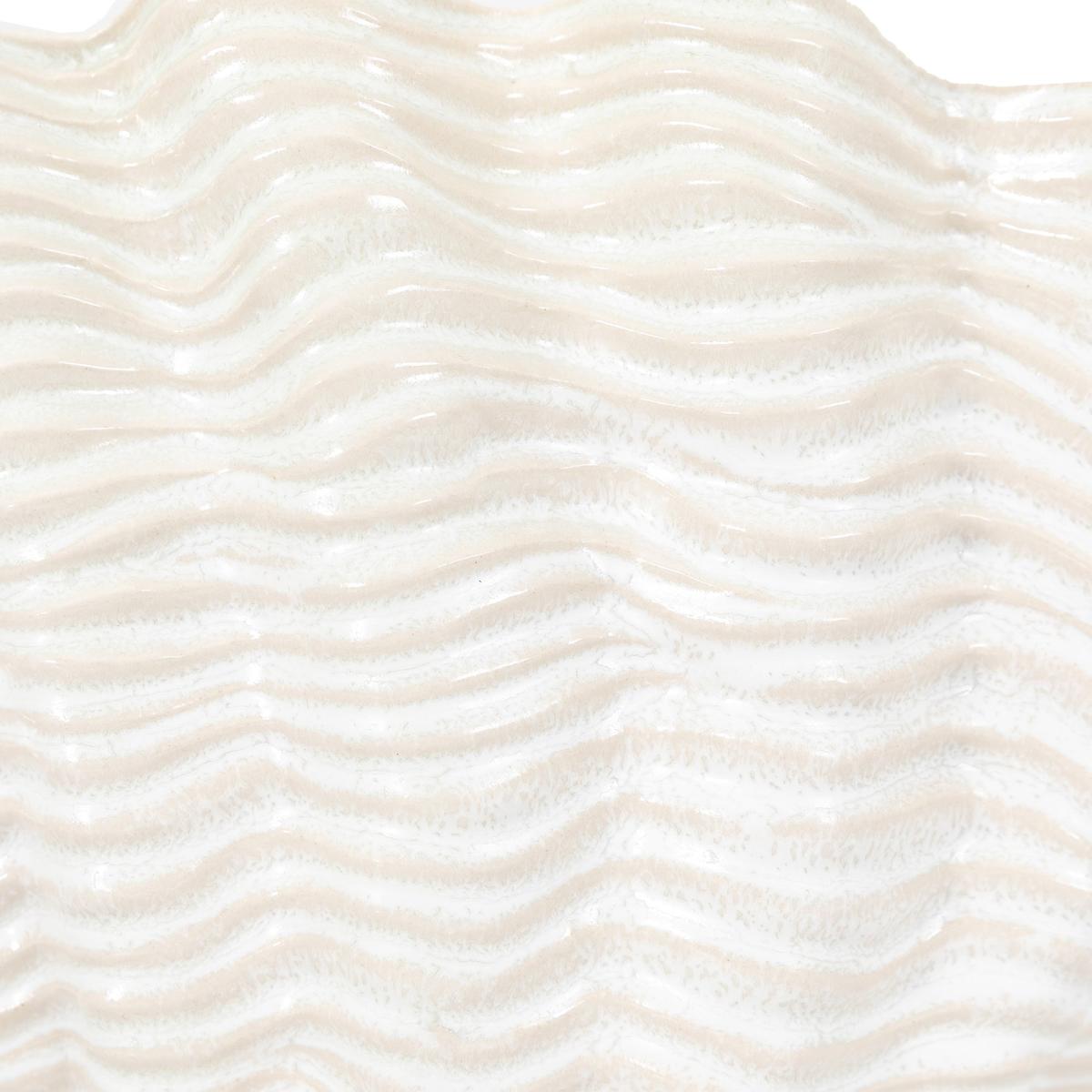 Clam Vase Large - Reactive White – image 7
