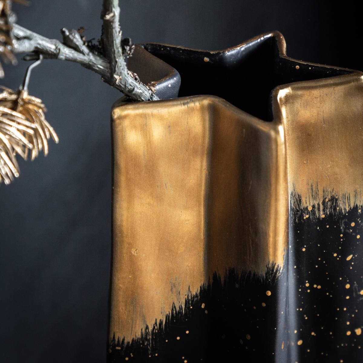 Shooting Star Large Vase - Black – image 3