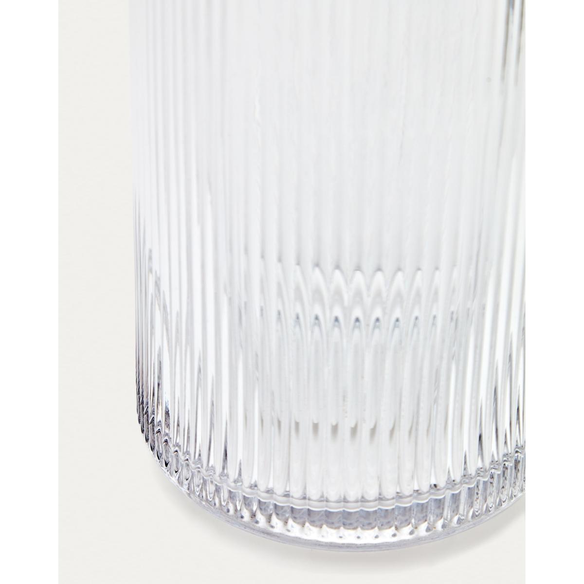 Claudia transparent glass vase 30 cm – image 4