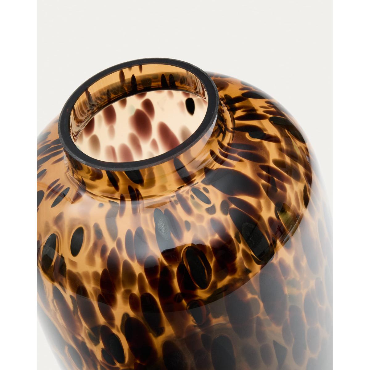 Panth brown glass vase, 30 cm – image 2
