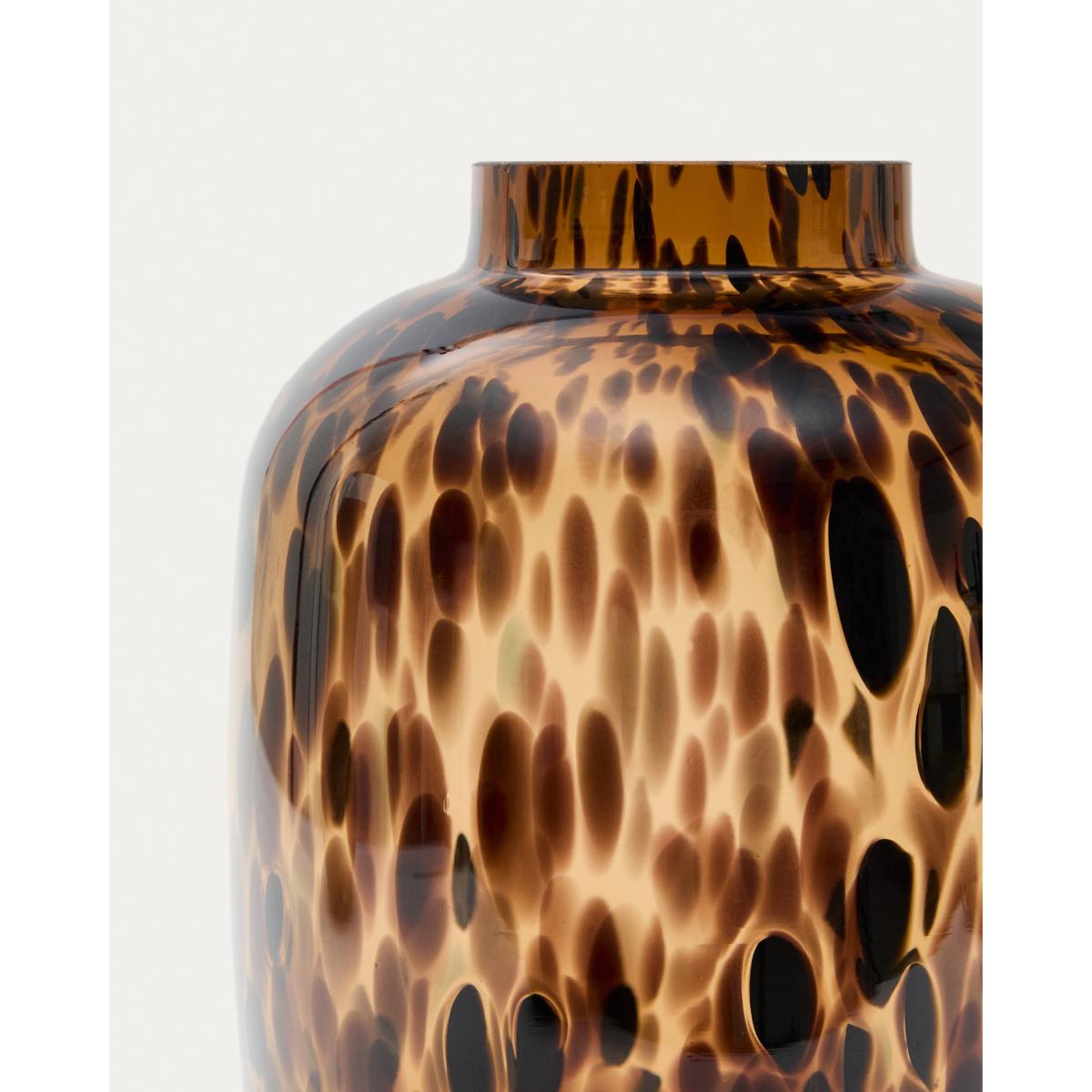 Panth brown glass vase, 30 cm – image 3