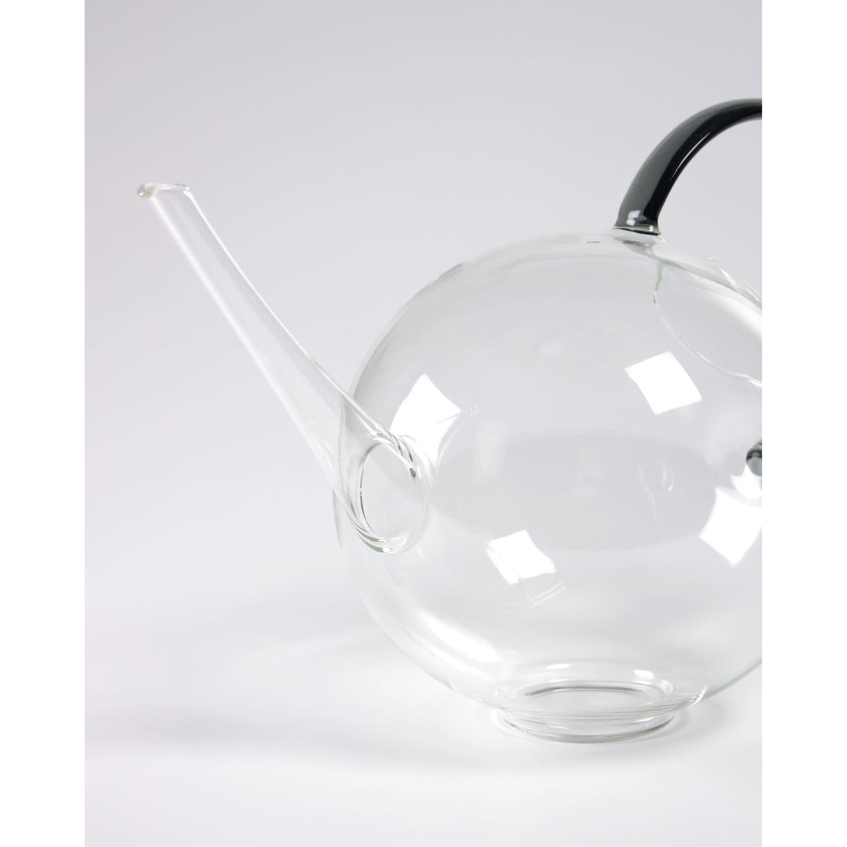 Duyen transparent and grey glass vase – image 5