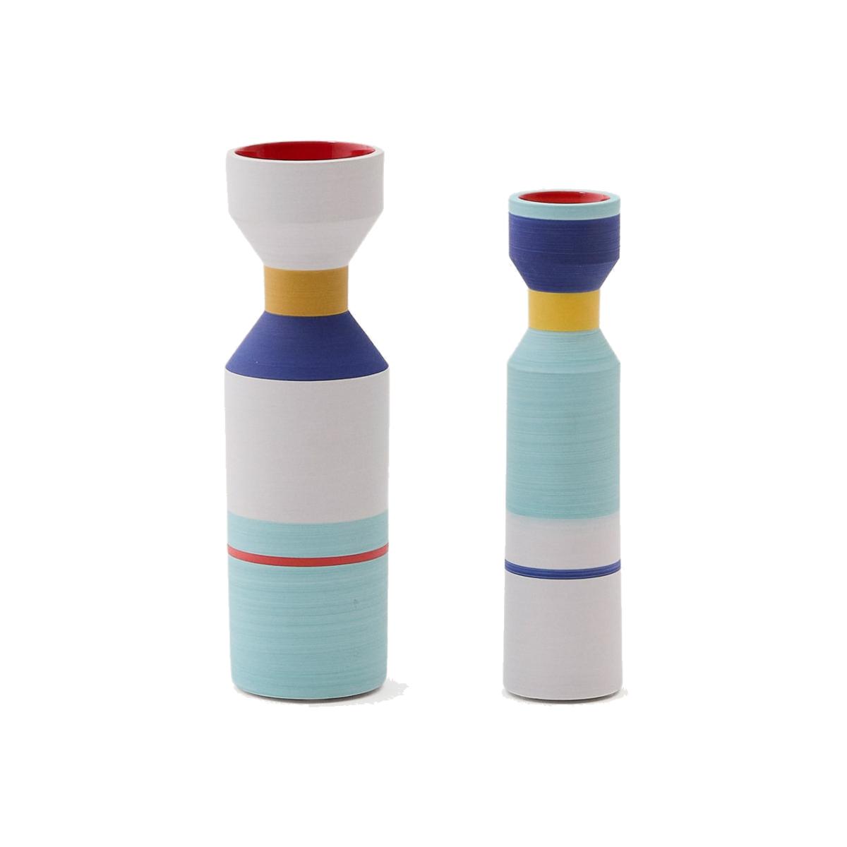 Elumi multicoloured ceramic vase 24 cm – image 1