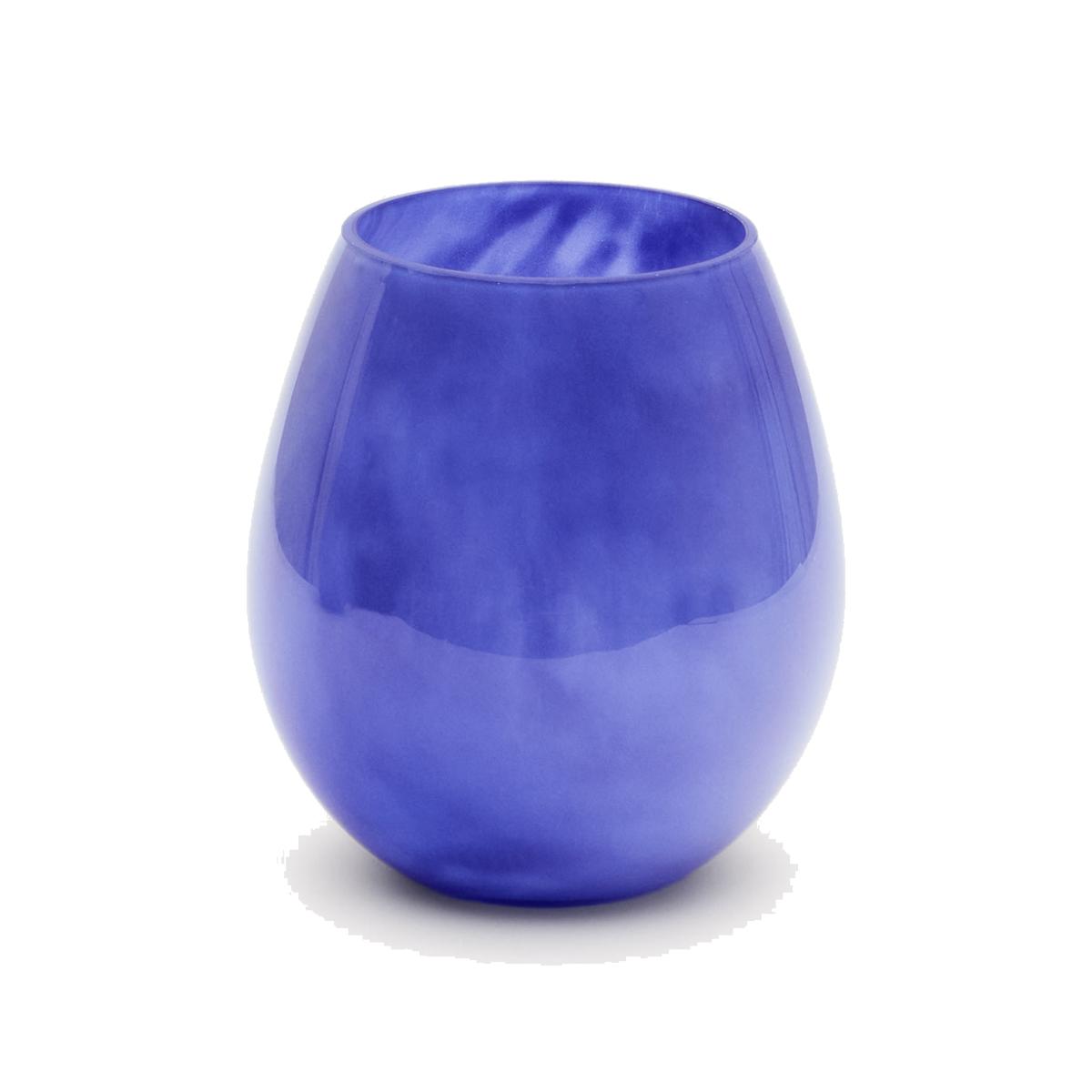 Kelse blue glass vase, 21 cm – image 1